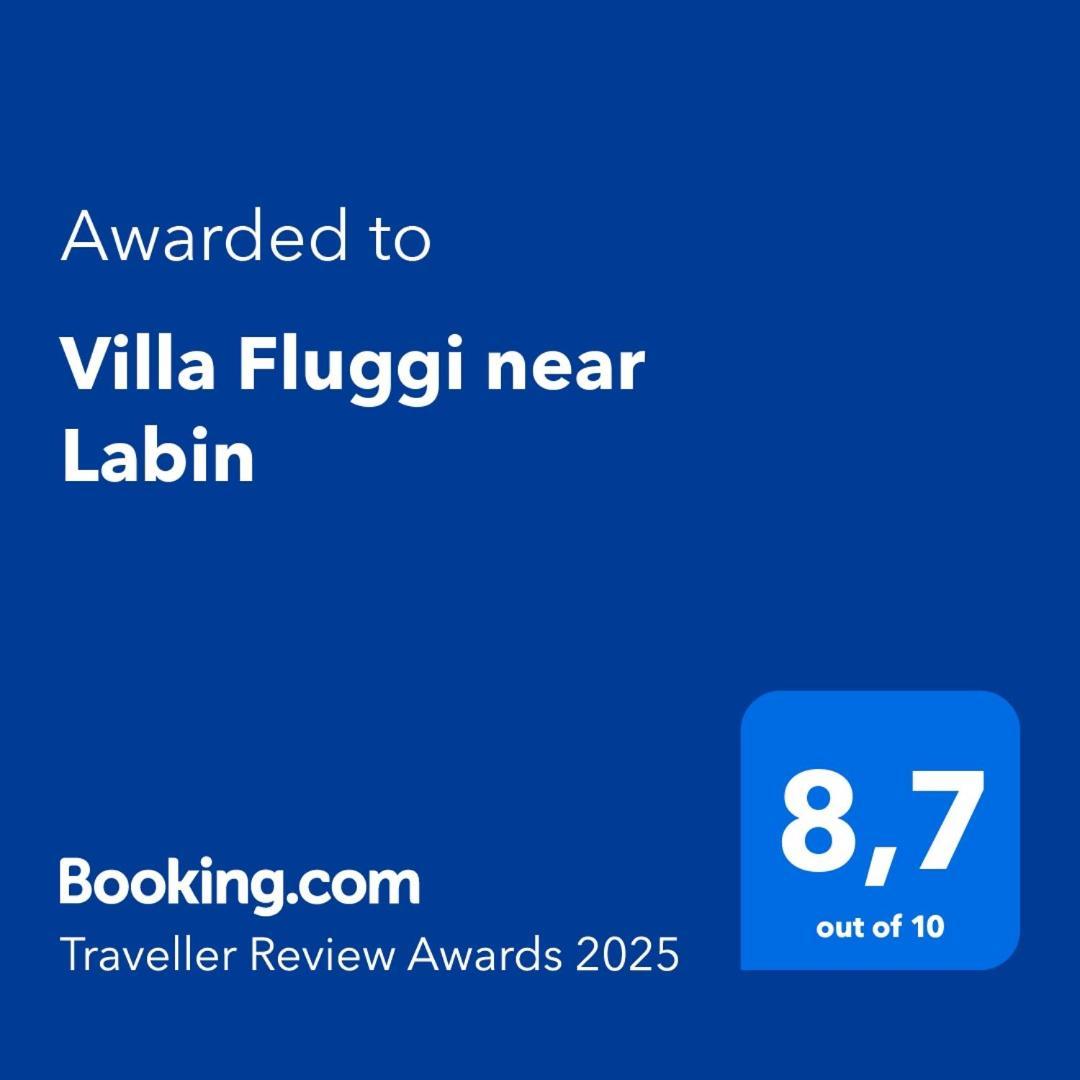 Villa Fluggi Near Labin Santalezi Exterior foto